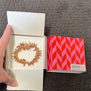 Stella & Dot Rose Gold Spike Renegade Bracelet BNIB